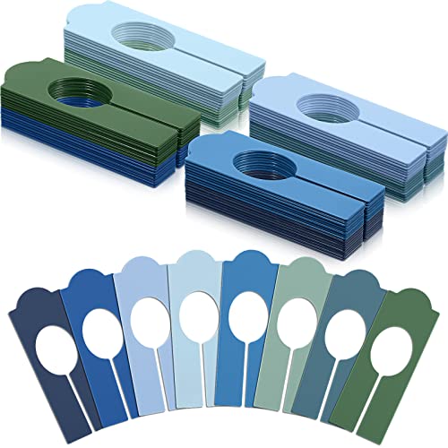 64 Pcs Closet Dividers Hanging Clothes Clothing Rack
