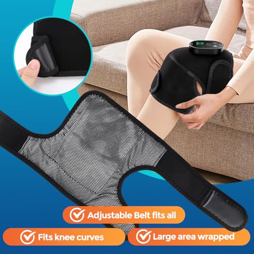 Cordless Heated Knee Massager with Vibration