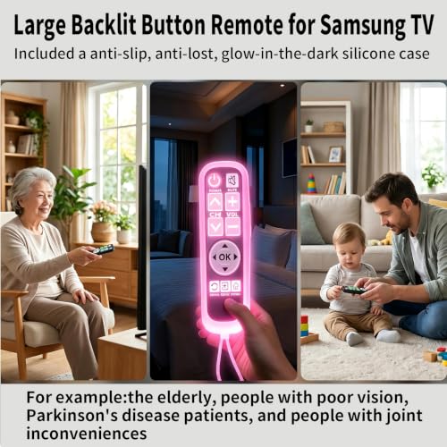 Backlit Big Button TV Remote Replacement