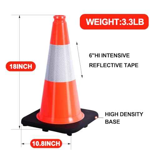 Traffic Safety Cones Orange Cones Construction Cone for Road Parking & Driveway