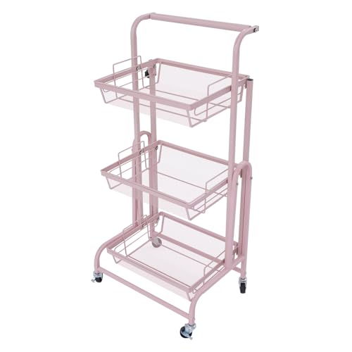 3 Tier Rolling Utility Cart with Wheels