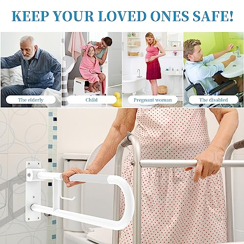 Folding Bathroom Toilet Safety Rails