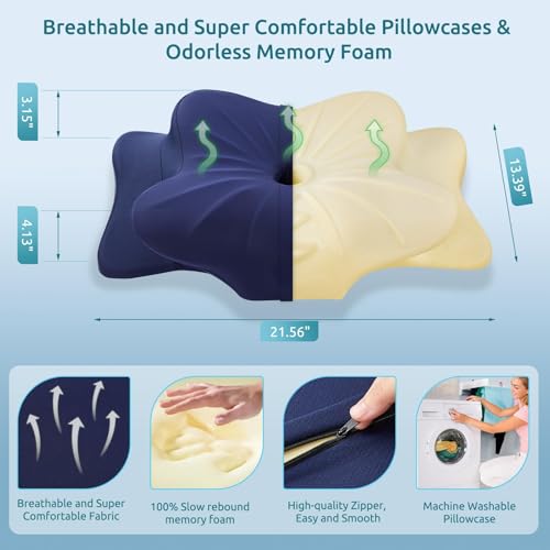 Cervical Pillow for Neck and Shoulder Pain Relief
