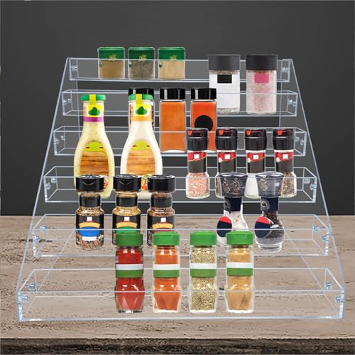 Acrylic Tiered Spice Rack Organizer 3