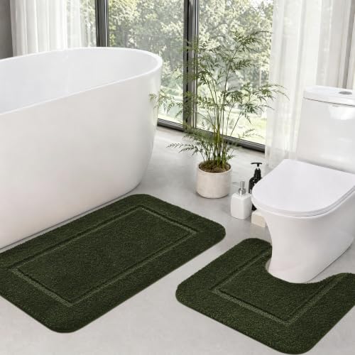 Bathroom Rug Set 2 Piece