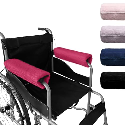 Wheelchair Armrest Pads Covers Fuzzy Desk Chair Arm Pads Soft