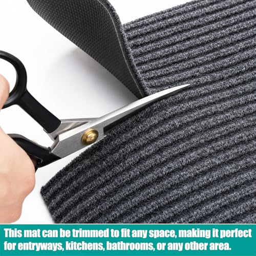 Door Mat Large Outdoor Indoor Mat Waterproof Rubber Back Rugs for Home Office Business Areas