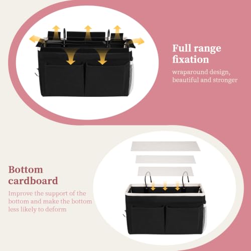 Bedside Hanging Storage Basket Headboards Bunk Beds Dorm Rooms Organizer Caddy for Storage