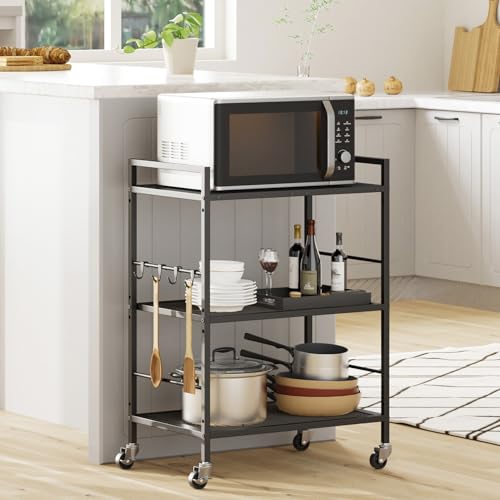 Metal Storage Rack with Industrial Wheels