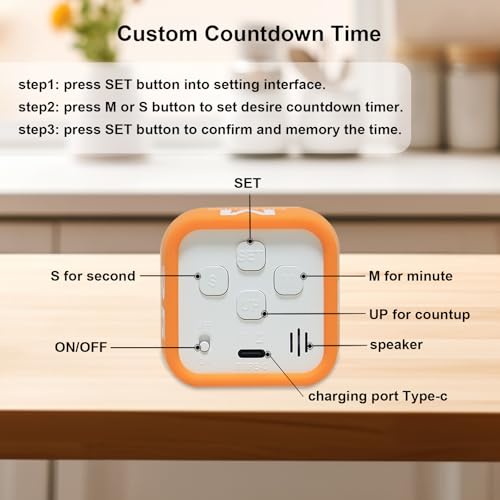 Rotating Cube Visual Countdown Timer