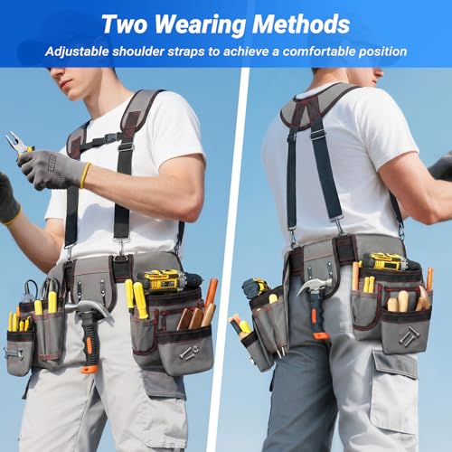 Tool Belt With Suspenders