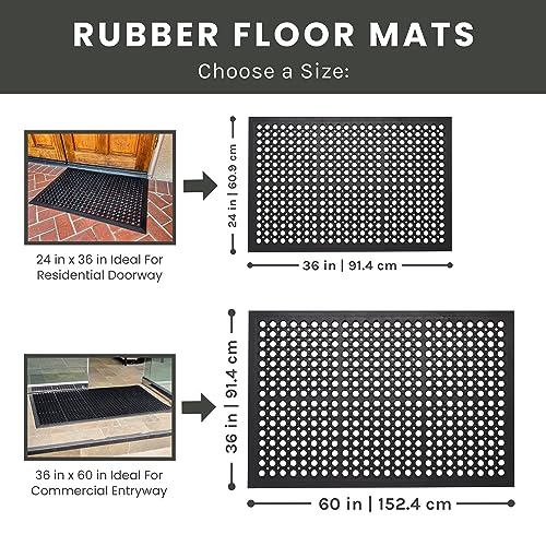 Anti Fatigue Rubber Floor Mat Non