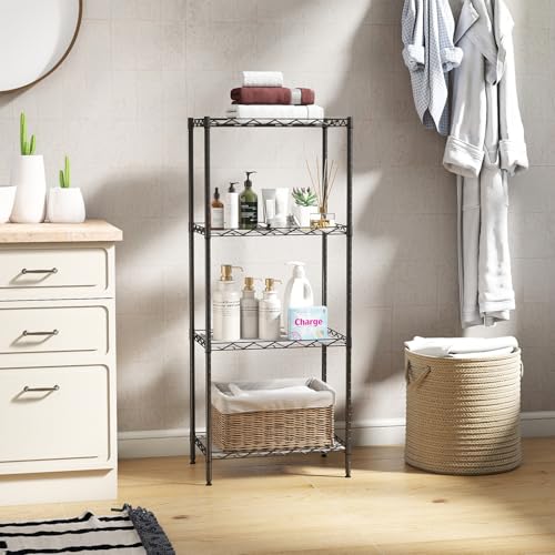 Adjustable Storage Shelves NSF Heavy Duty Metal Shelves Garage Organizer Wire Rack Shelving Storage Unit Shelf Utility