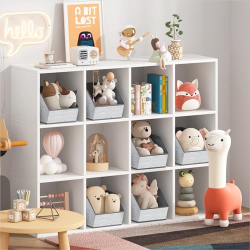 Fabric Closet Storage Cubes Square Storage Bins with Dual Handles