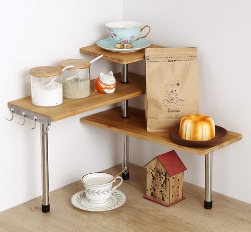 Bamboo Countertop Shelf