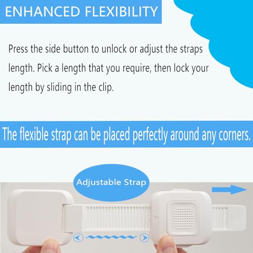 Upgraded No Drill Furniture Anchors for Baby Proofing