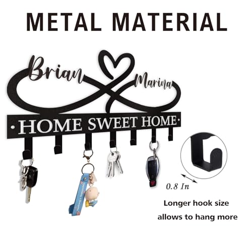 Personalized Key Holder for Wall