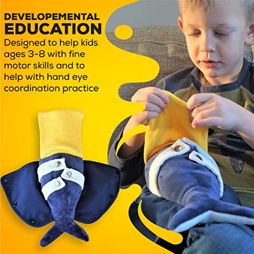Sensory Buckle Pillow Fine Motor Development Toy Activity