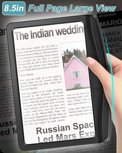 Rechargeable Magnifying Glass with Light