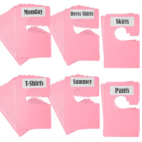 Colorful Closet dividers