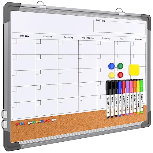 Monthly Calendar Whiteboard for Wall