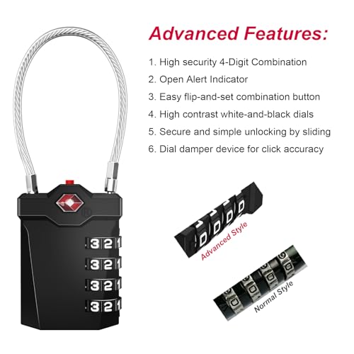 TSA Approved Luggage Locks