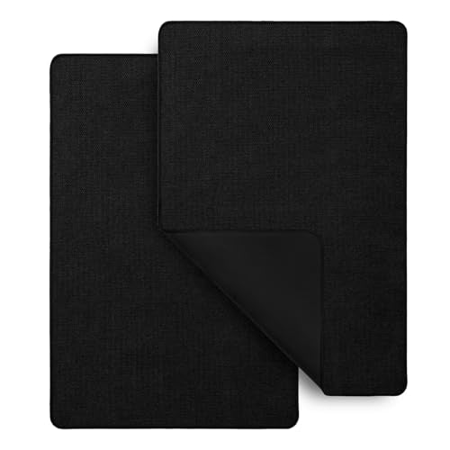Set of 2 Ultra Thin Bathroom Rugs