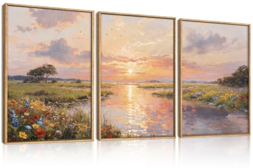 Framed Canvas Prints Wall Art Set