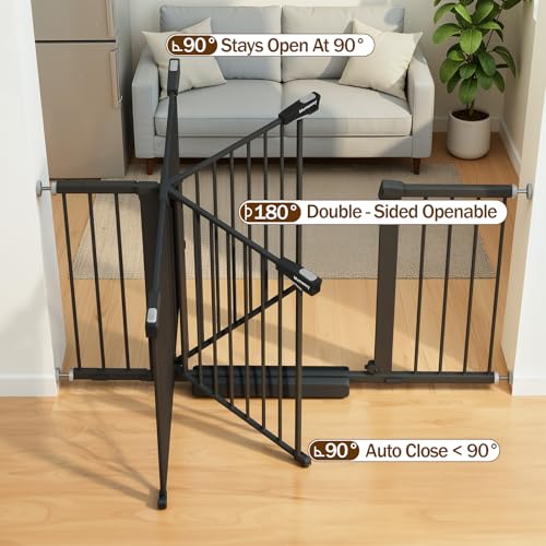 29.5" 51.5" Extra Wide Baby Gate Dog gate