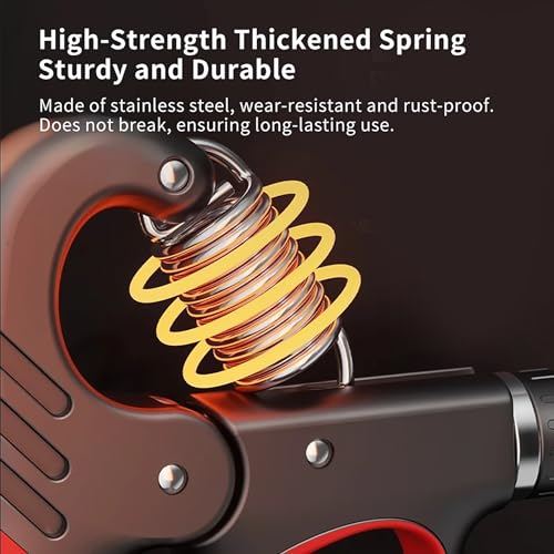 Grip Strength Trainer with Adjustable Resistance & Automatic Counter