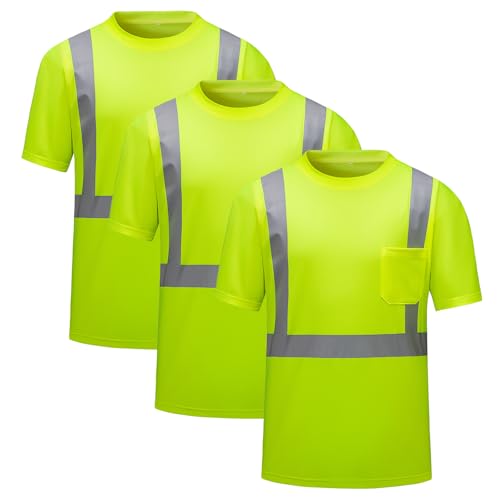 High Visibility Shirts Quick Dry Safety T Shirts