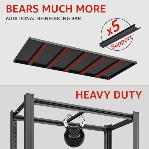 Garage Shelving Heavy Duty Storage Shelves 3000 LBS Adjustable Metal Shelving Uints and Storage for Garage