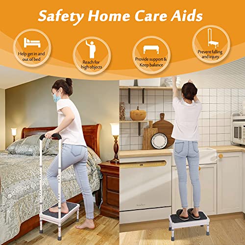 Medical Step Stool with Handle for Elderly Seniors SUV Car Steps 400lb Stepping Stool