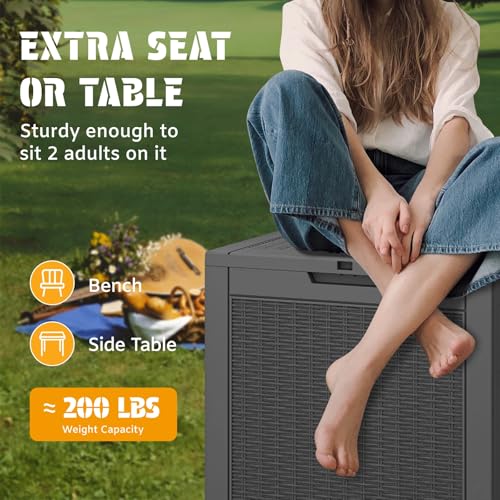 Outdoor Storage Box Waterproof Outside Deck Boxes