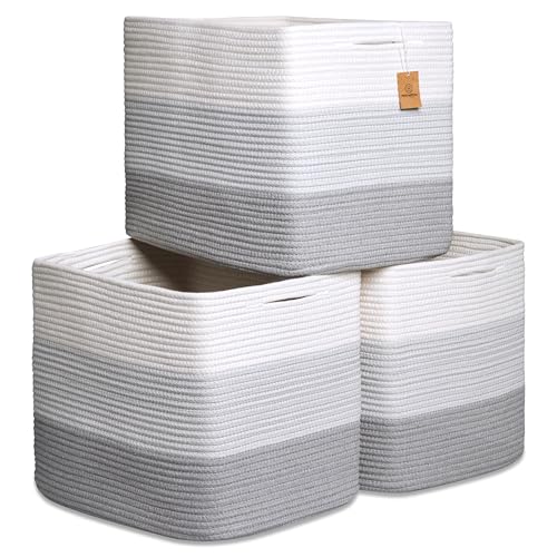 13" and Kallax Cube Rope Baskets 3