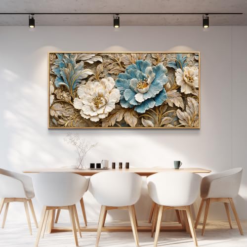 Canvas Wall Art for Living Room Large Wall Decor for Bedroom Landscape Painting of Elk Mountain Wall Pictures Office Restaurant Wall Decoration Modern Room Home Decor Wood Framed 20"X40"