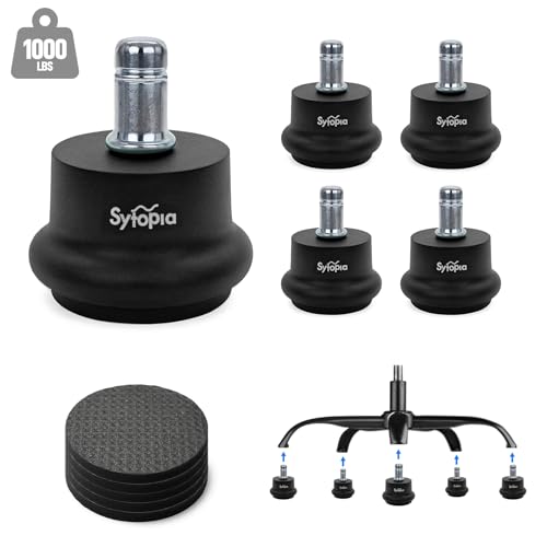 Bell Glides Replacement Office Chair or Stool Swivel Caster Wheels