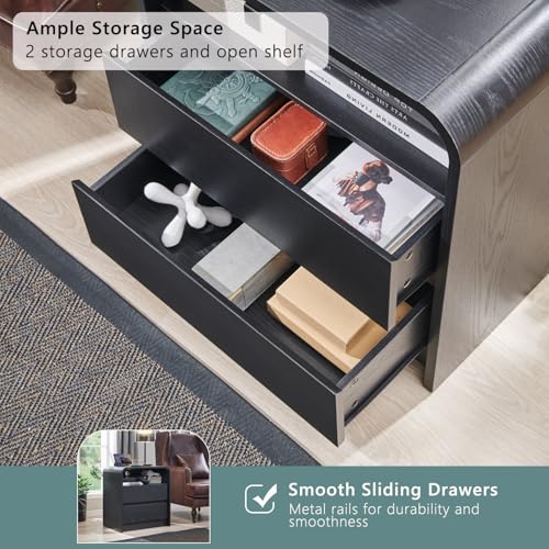 Modern Nightstand Set of 2
