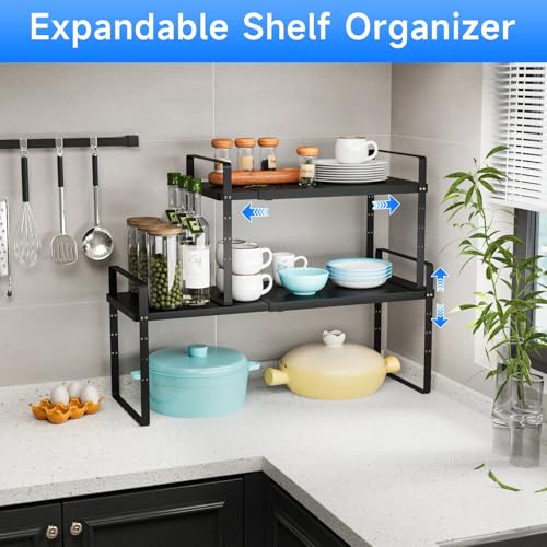 Expandable Cabinet Shelf Adjustable