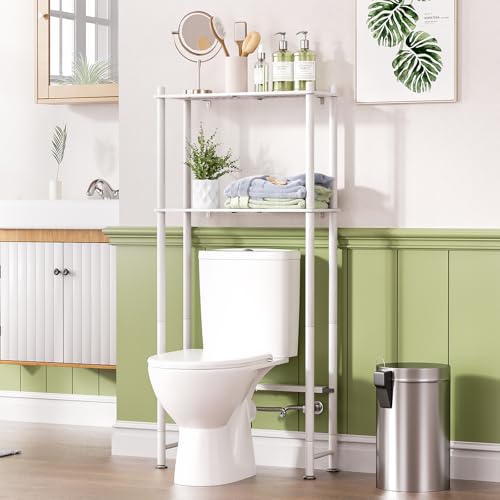 Bamboo Over The Toilet Storage Shelf