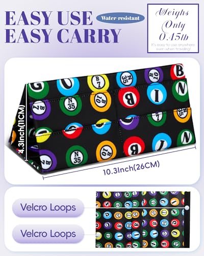 2 Pack of Playing Card Holder for Bridge Canasta Poker Games Bingo Ticket Holder for Pull Tabs Gambling Tickets