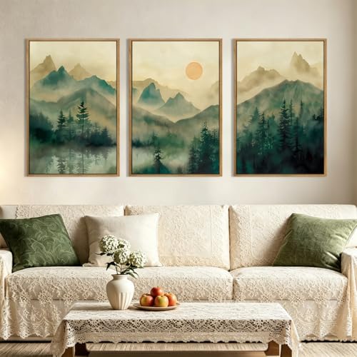 Framed Canvas Prints Wall Art Set