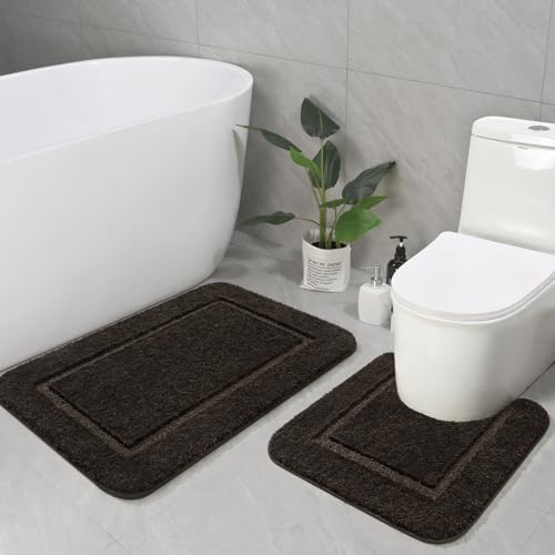 Bathroom Rug Set 2 Piece