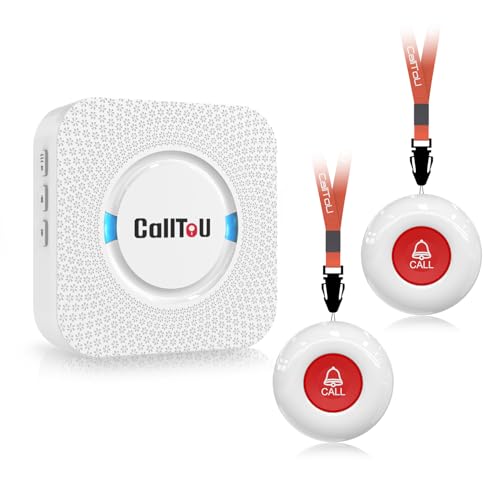Caregiver Pager Wireless Call Button 500+ Feet for Home