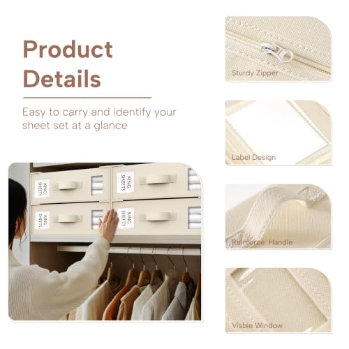 Bed Sheet Organizers and Storage