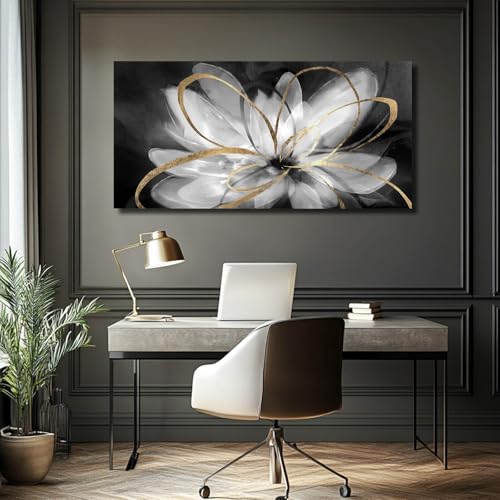 Canvas Wall Art Rustic Farmhouse Wall Decor Large Painting Black Landscape Abstract Art Kitchen Decor Men Bedroom Decor Poster Prints Mountain Huge Pictures