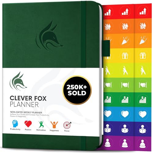 Planner Undated Weekly & Monthly Planner for Productivity