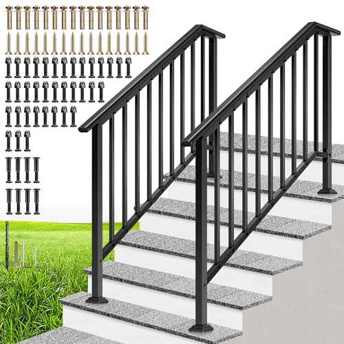 2 Step Hand Rails for Outdoor Steps