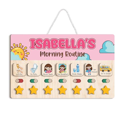 Personalized Wooden Chore Chart for Kids