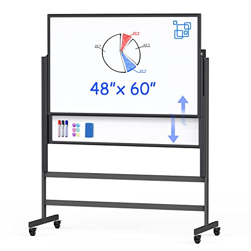Dry Erase Whiteboard Height Adjustable
